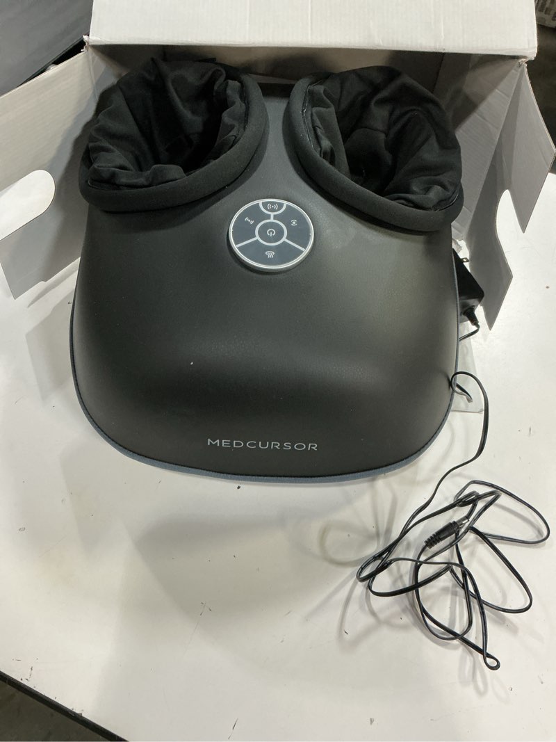 Condition photo showing Good Condition for medcursor foot massager with heat - 2026 upgraded shiatsu deep kneading machine, multi air compression intensity, smart app mobile remote control, feet massage for home and office use mdfm500