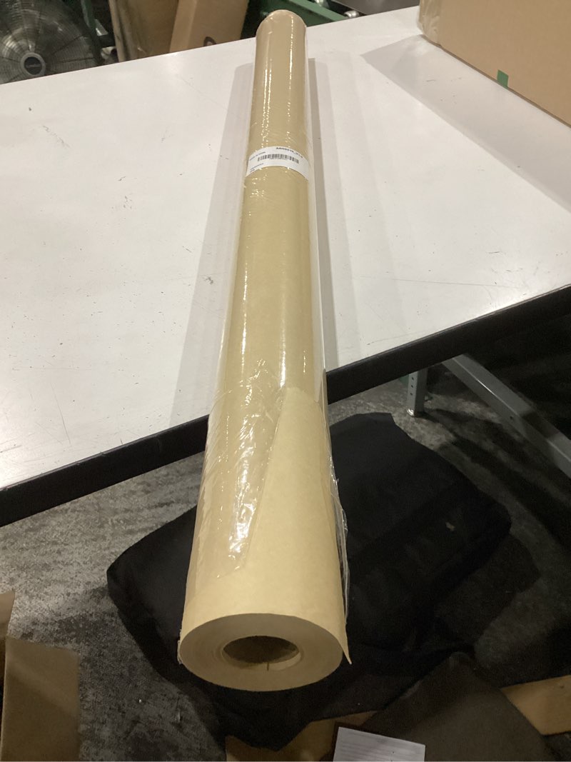 Condition photo showing Good Condition for moretoes 36" x 1,200"(100') brown wrapping paper roll, kraft packing paper roll for gift wrapping craft bulletin board banner art bouquet flower packing moving shipping 75gsm