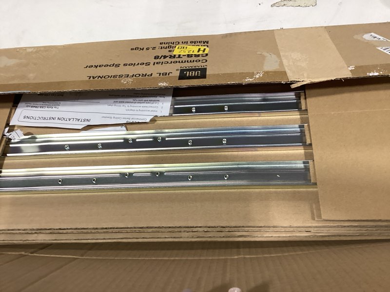 Condition photo showing Good Condition for jbl professional css-tr4/8x12 tile rails for css-bb4x6 and css-bb8x6 speaker backcan assembly, pack of 12