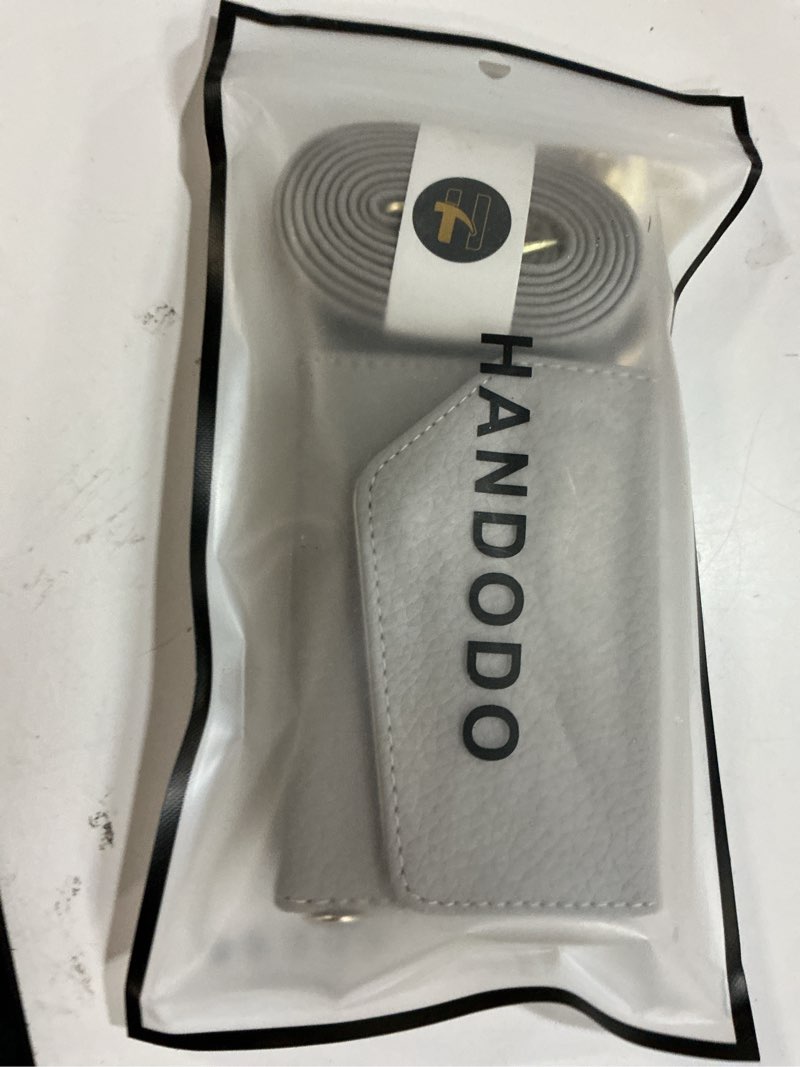 Condition photo showing New/Like New for handodo wallet case compatible iphone 11,women vegan leather detachable crossbody phone case with rfid blocking card holder adjustable strap shockproof kickstand phone wallet (lilac) iphone 11 burnished lilac