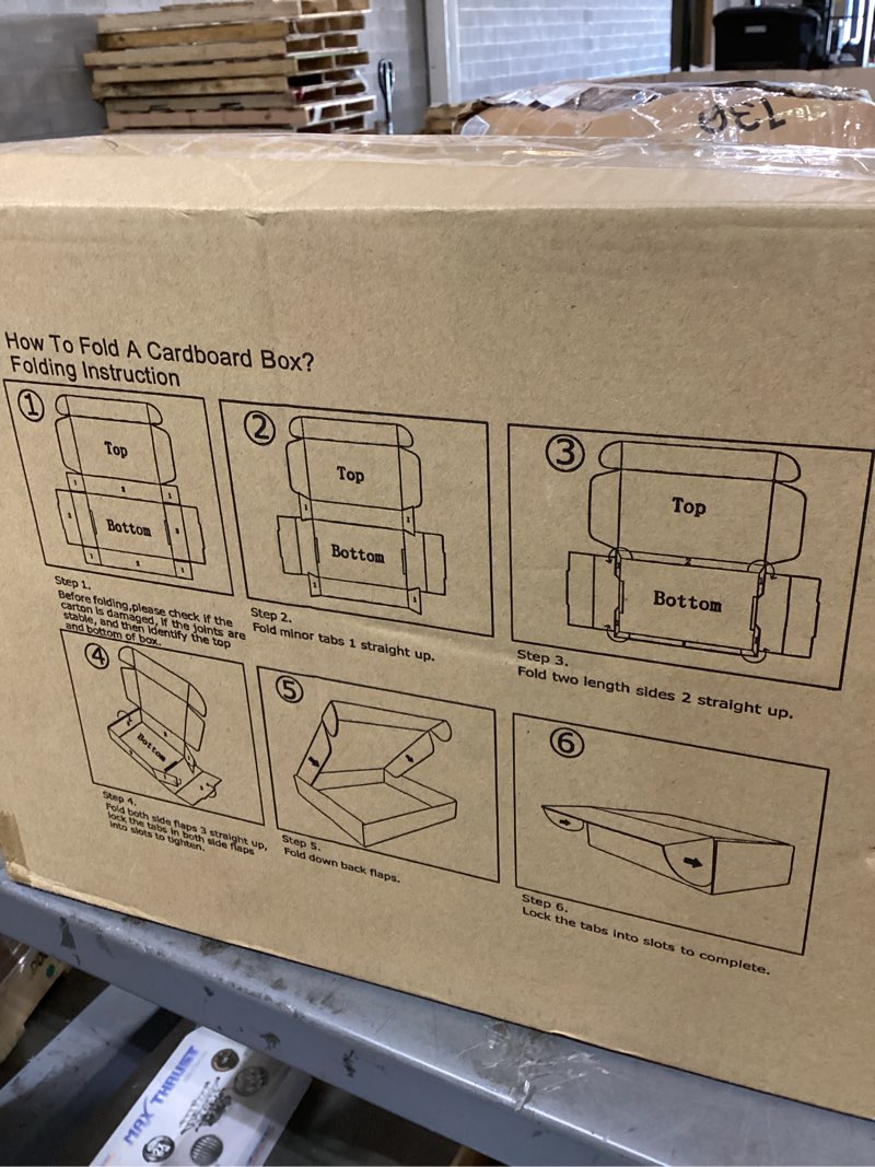 Condition photo showing New/Like New for pharege 12x9x4 inch shipping boxes bulk 20 pack brown, tab lock tuck top mailer boxes for packaging small business, medium cardboard gift boxes for wrapping mailing present 12x9x4 inch 20 pack brown
