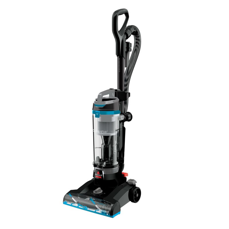 BISSELL CleanView Upright Vacuum 3533 13\" Cleaning Path Red: Electric Floor Care Appliance, 25' Cord, Edge Cleaning, Carpet Use