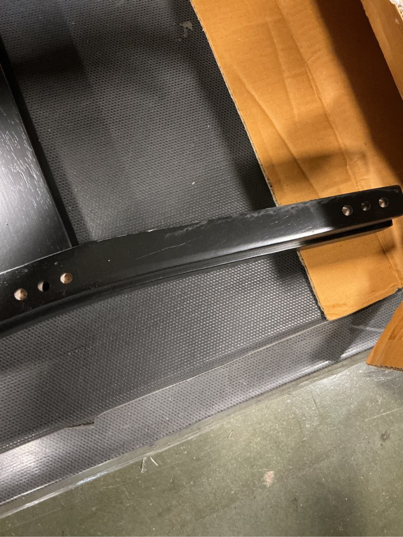 Condition photo showing As Is for Amazon Basics Wooden Bar Stool with Backrest 24", Black, 1 Unit 1 Pack Black