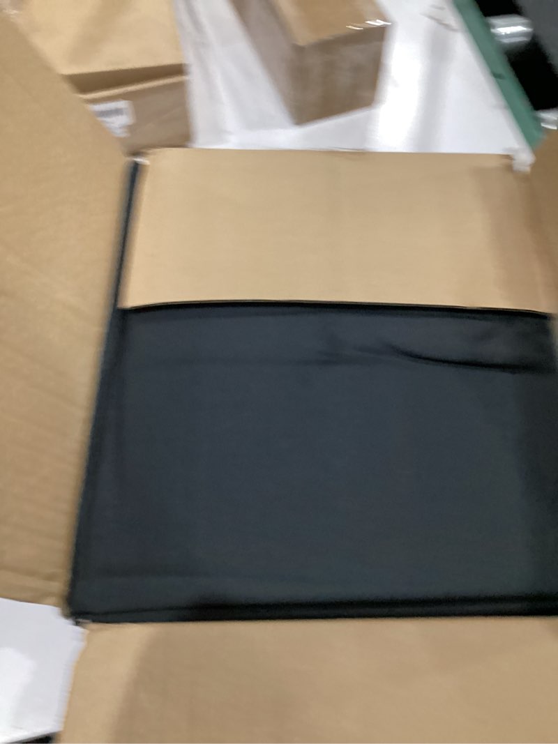 Condition photo showing Good Condition for pureegg rectangle table cloth 60" x 102" – durable polyester tablecloth offers reusable & washable protection, ideal for outdoor party, picnic, wedding, banquet and birthday, 6 pack, black 6 black