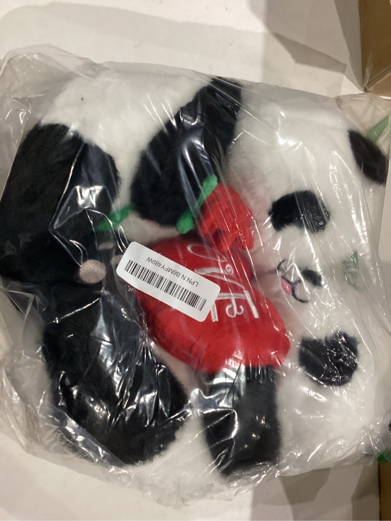 Condition photo showing Good Condition for similar///2 pcs valentine's day stuffed animal gifts for girlfriend soft fur teddy bear with heart and roses cute soft gift for him her families birthday anniversary to show love fashion teddy bear