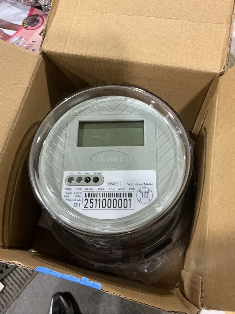 Condition photo showing Good Condition for Digital Electric Meter for RV & Home, 240V, CL200 KWH Watt Meter for RV Pedestal & Household Electricity Monitoring