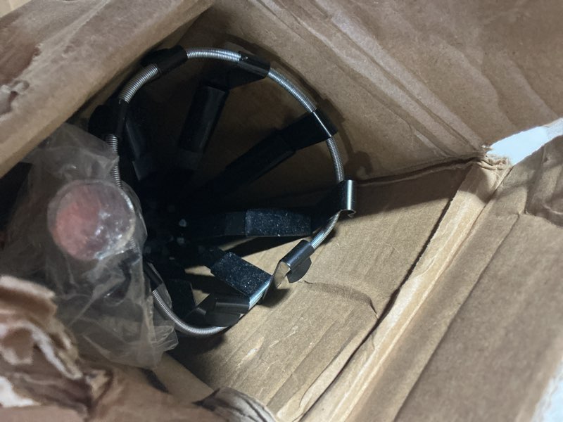 Condition photo showing As Is for 26FT Reach Light Bulb Changer for High Ceilings with Telescopic Extension Pole, 5-20Foot Light Bulb Extension Pole Changer with Baskets and Suction Cup for High Ceilings and Recessed Lights 20FT