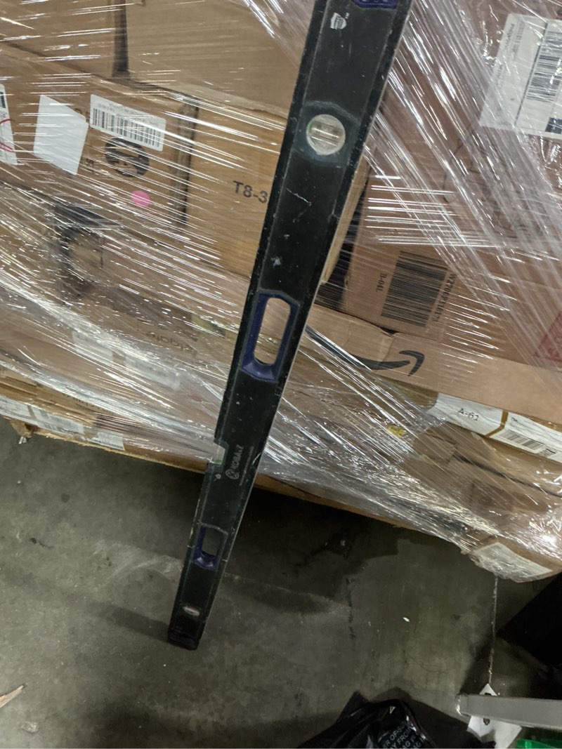 Condition photo showing As Is for  kobalt aluminum 48-in 4 vial i-beam level