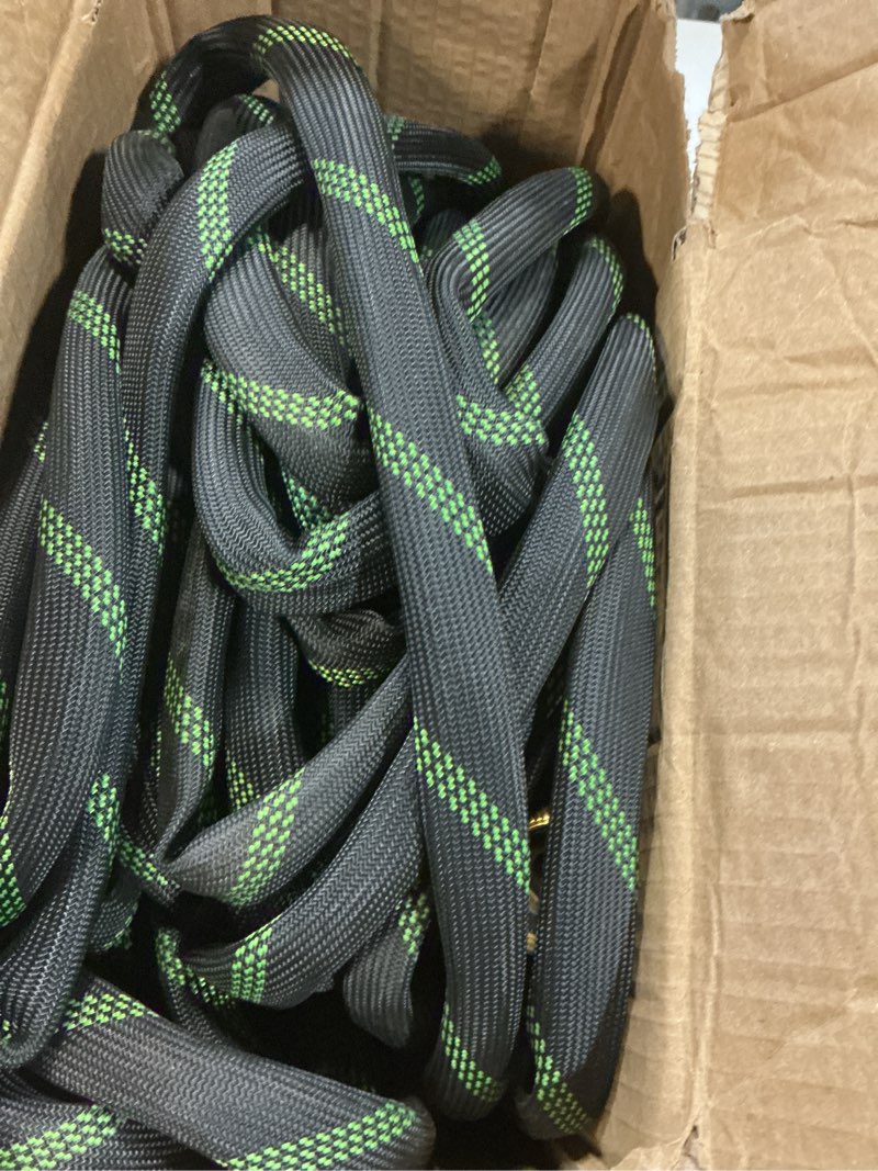 Condition photo showing Good Condition for garden hose 75ft, non-expanding water hose with 10 function nozzle, flexible garden hose with hook, ultra lightweight | kink-free | sturdy for yard, lawn, outdoor, 3/4 inch brass fittings