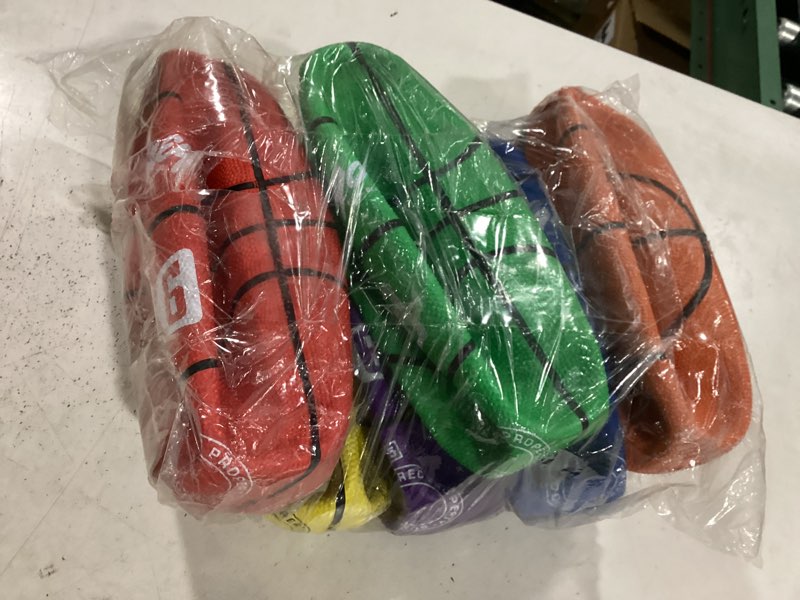 Condition photo showing New/Like New for macgregor multicolor basketball intermediate size (28.5") blue