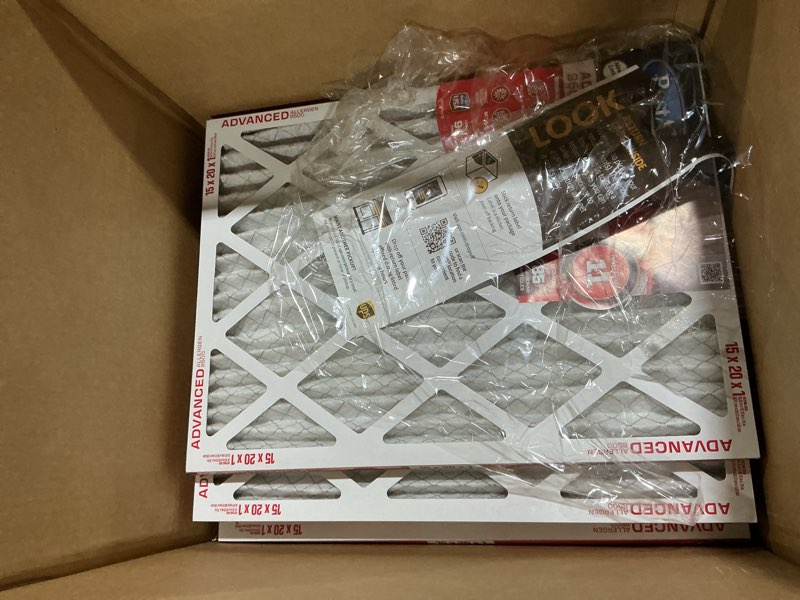 Condition photo showing As Is for BestAir 15x20x1 Air Filter (4-Pack) | MERV 11 Advanced Allergen 8500 HVAC AC Furnace Filter | Replacement Air Filter for Residential & Commercial Use | Made in USA | Actual Size (14.75 x 19.75 x 0.75) 15x20x1 (4-Pack)