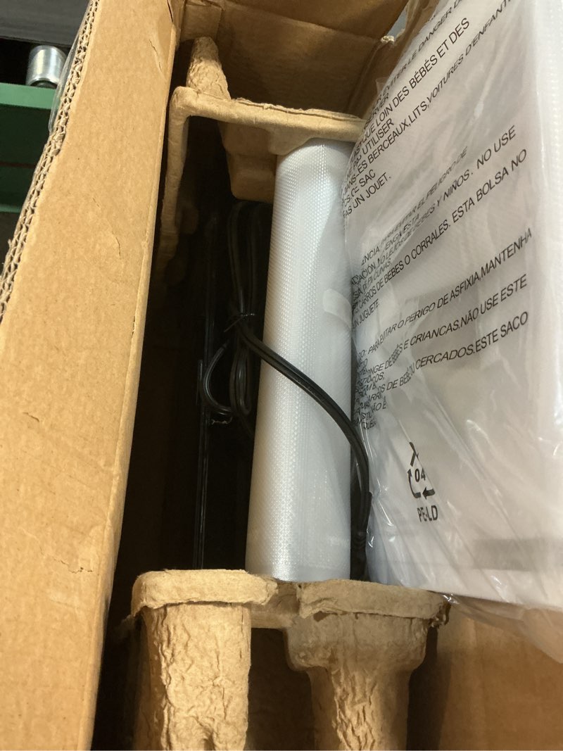 Condition photo showing Good Condition for foodsaver powervac compact vacuum sealing machine stainless steel & black vertical storage vs0150 | preserves freshness reduces bag waste for both dry and wet food