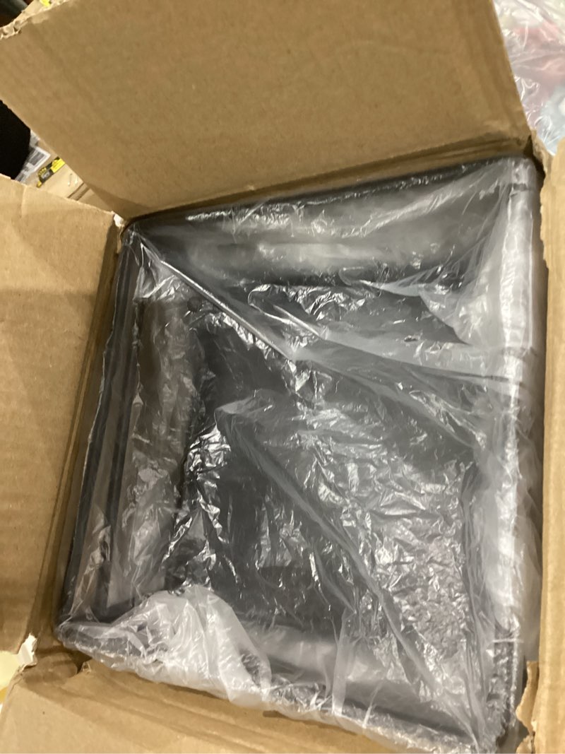 Condition photo showing Good Condition for Dessert Table Risers Display Stands Food display Black Metal Square Retail Pizza,Cupcake,Candy Stands Food Platter Tray,6x6 INCH,Set of 4 4P-Black-Metal