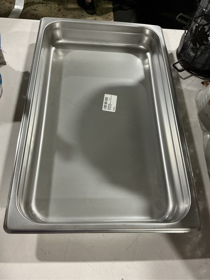 Condition photo showing Good Condition for winco full size stainless steel steam table pan [spjm-102]