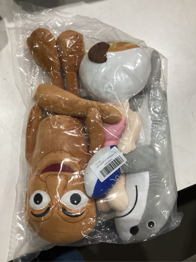 italian brainrot funny meme plush toys - 3-pack stuffed animal figures for room, gaming desk, car, office - soft aesthetic weirdcore décor gift set for birthday, party or creative interior styling