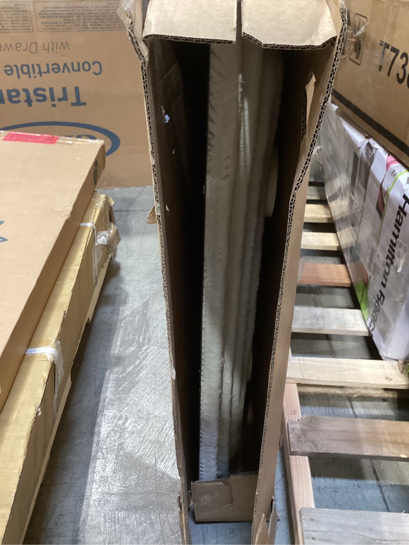 Condition photo showing Good Condition for dreamline slimline 34 in. d x 48 in. w x 2 3/4 in. h center drain single threshold shower base in white, dlt-1134480 white 34 inch d x 48 inch w center drain
