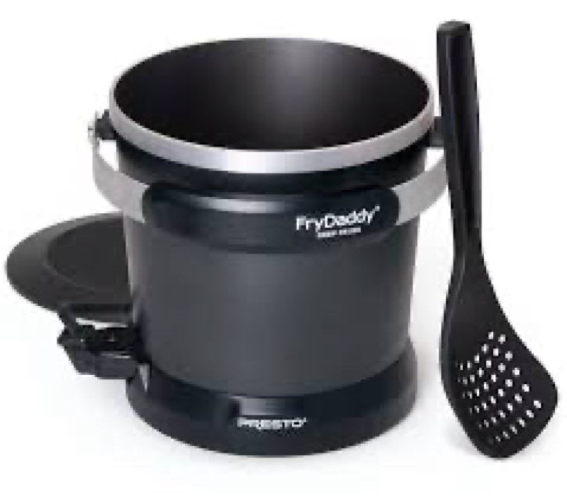 Presto FryDaddy Electric Deep Fryer, Black 05428