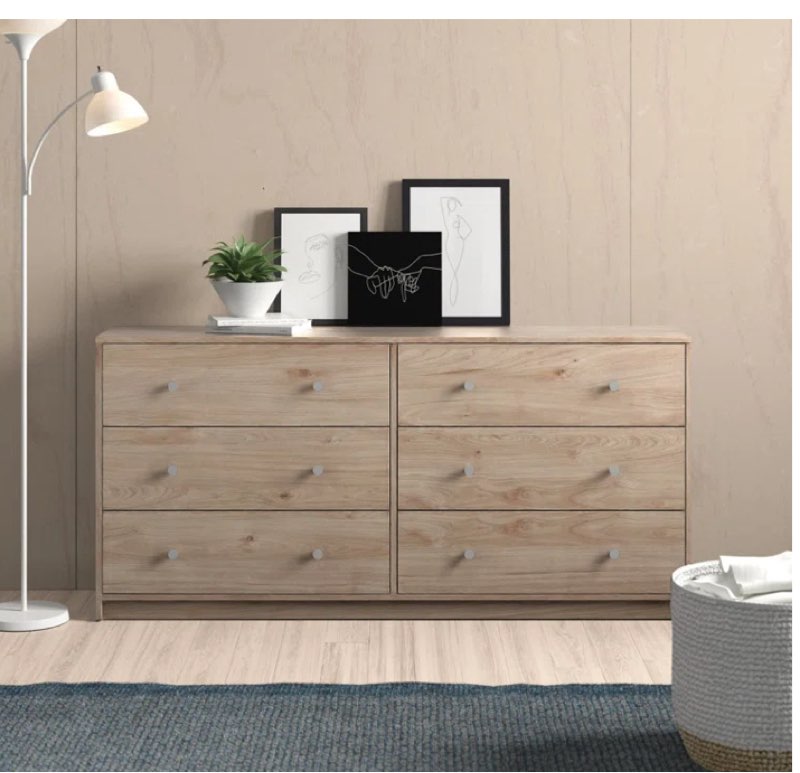 ((Incomplete ))Clanton 56.34'' W 6 - Drawer Dresser
