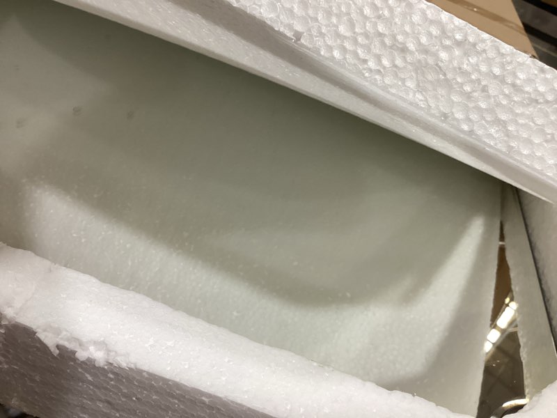 Condition photo showing Good Condition for bathroom mirrors for over sink, frameless mirrors for wall, 24x18 inch beveled bathroom mirror, bathroom vanity mirror for bedroom living room entryway home decor rectangular 24"l x 18"w