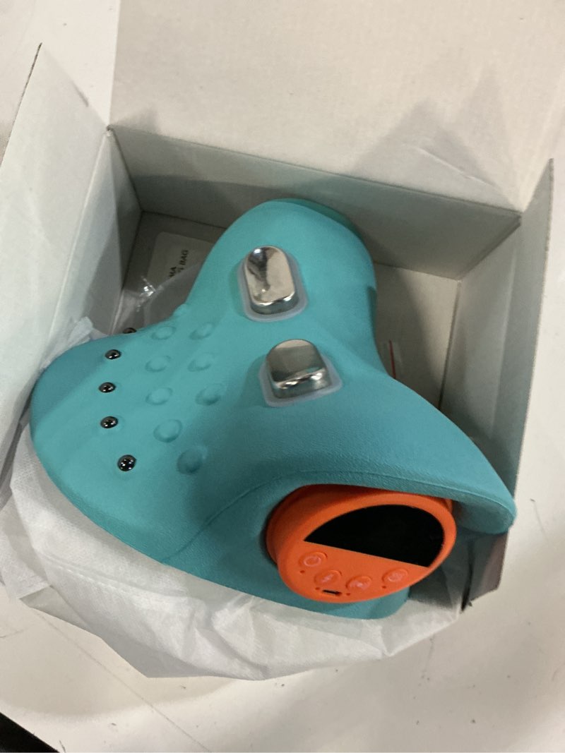 Condition photo showing As Is for Neck Massager 2026 Deep Tissue Massage with Heating and Vibration Neck massager-3D deep Tissue Massage for Shoulder and Back, Portable Cordless with Type-C Charge,Home Office Car Use Blue