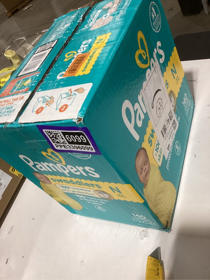 Condition photo showing New/Like New for Pampers Swaddlers Sensitive Disposable Diapers - Size 0 - 140ct