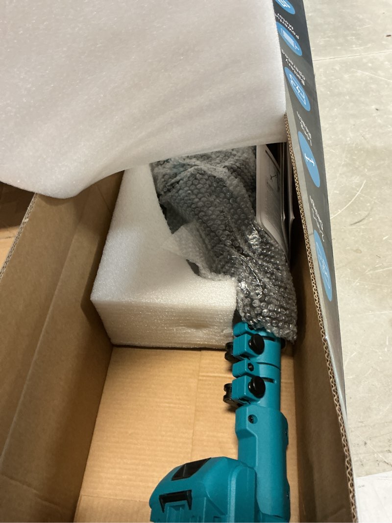 Condition photo showing Good Condition for seesii 2-in-1 electric pole saws for tree trimming, 6 inch mini chainsaw cordless with extension pole, battery powered pole chain saw, tree trimmer limb branch cutter pruner with 2 battery ps600 blue