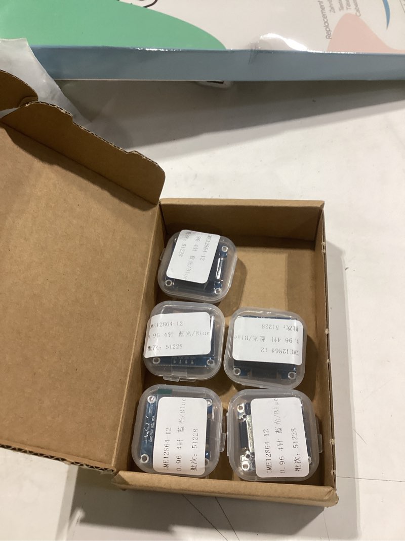 Condition photo showing Good Condition for hosyond 5 pcs 0.96 inch oled i2c iic display module 12864 128x64 pixel ssd1306 mini self-luminous oled screen board compatible with arduino raspberry pi (blue)