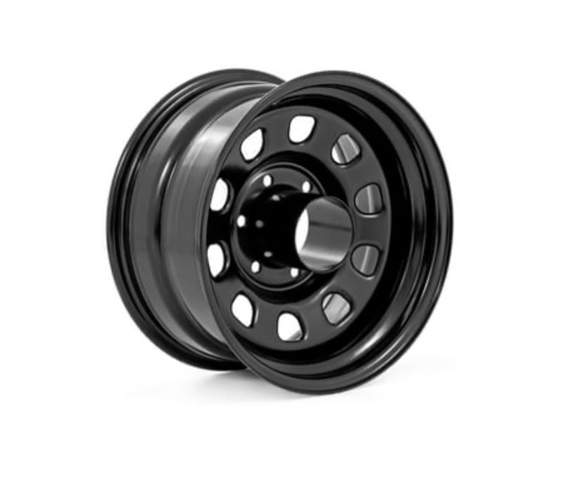 rough country black steel wheel | 15x8 | 5x5.5 | -19mm - rc51-5885