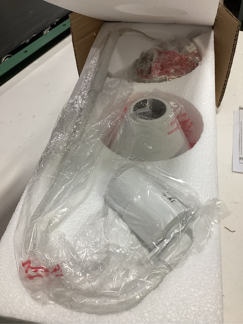 Condition photo showing New/Like New for canarm byck table lamp 21-inch modern 1-light matte white finish on-off switch on cord for bedroom, living room or office small white