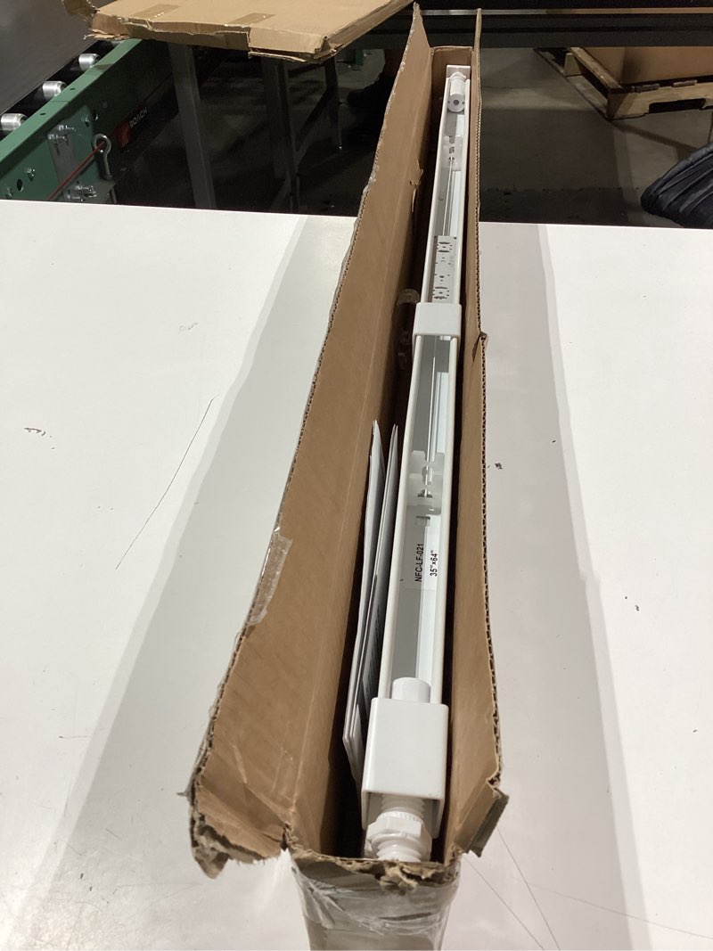 Condition photo showing Good Condition for lazblinds cordless cellular shades, no tools no drill light filtering honeycomb shades pleated blinds for windows, 35'' w x 64'' h, white light filtering-white 35'' w x 64'' h