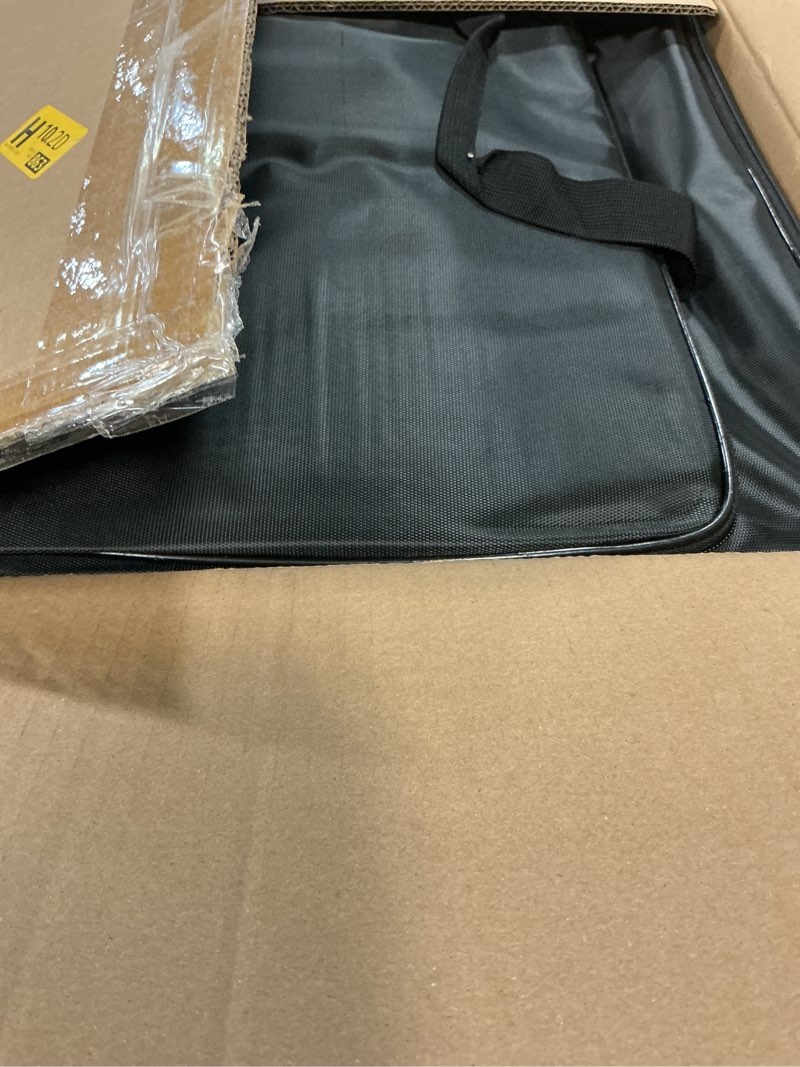 Condition photo showing Good Condition for gokko 20.5" x 13.8" pedal board with integrated power supply, aluminum folding powered guitar pedalboard with carry bag (gk-58) black