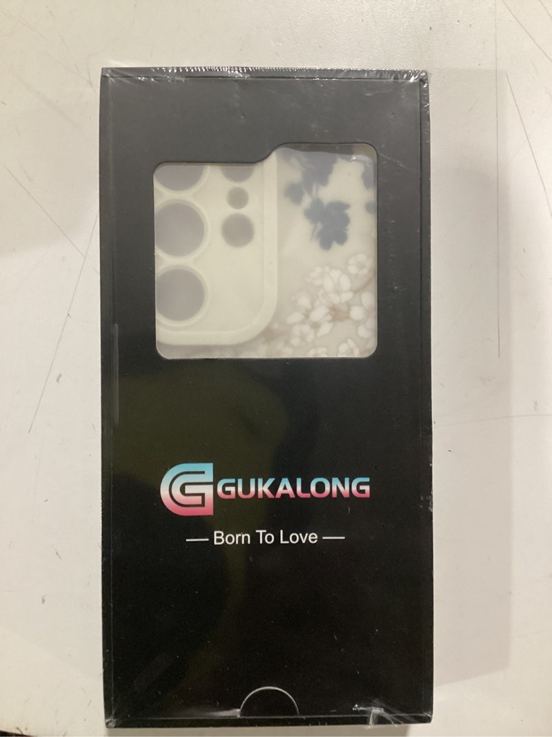 Condition photo showing Good Condition for Gukalong Case for Samsung Galaxy S25 Plus 6.7 Inch Floral Flowers Slim Phone Cover Soft TPU Heavy Duty Shockproof Protective Anti-Scratch Silicone Case for Women - White