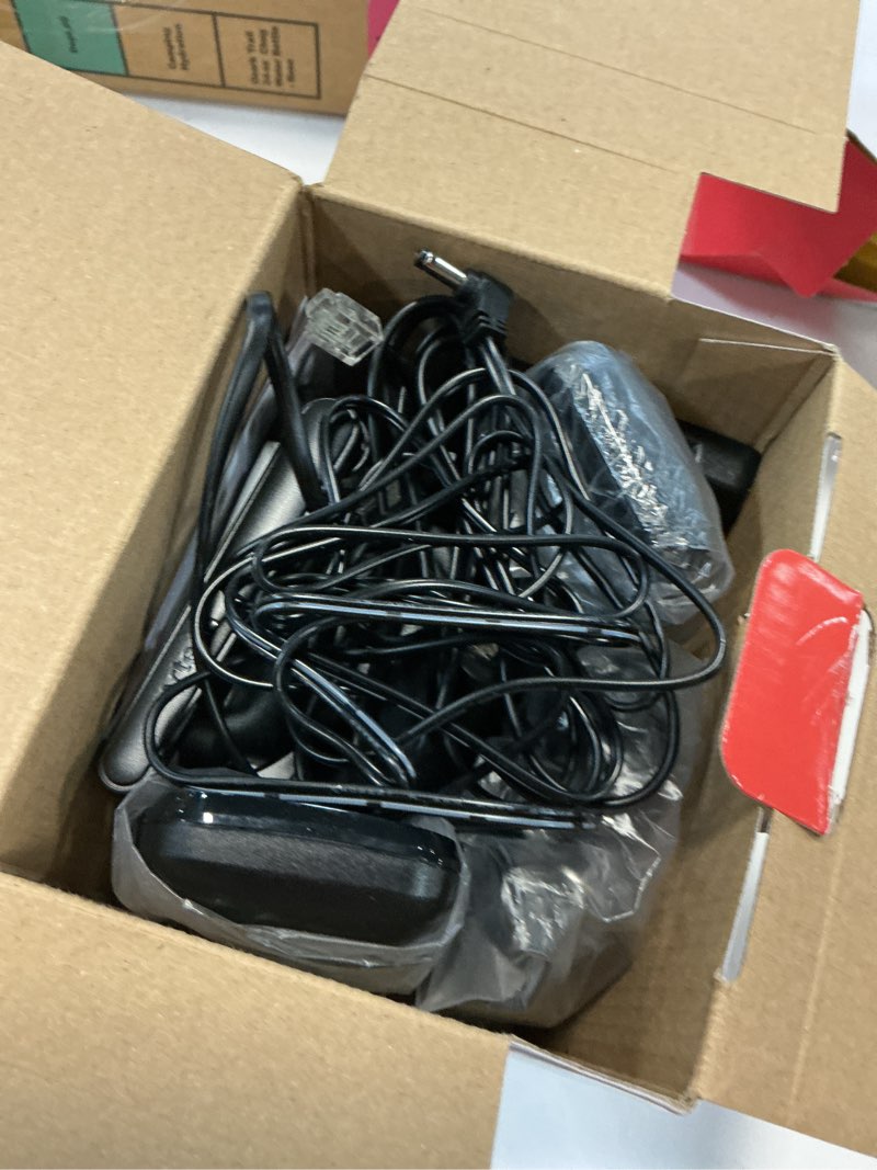 Condition photo showing As Is for vtech 2 handset extended range dect 6.0 cordless phone with answering system  cs5229-2 (silver/black)