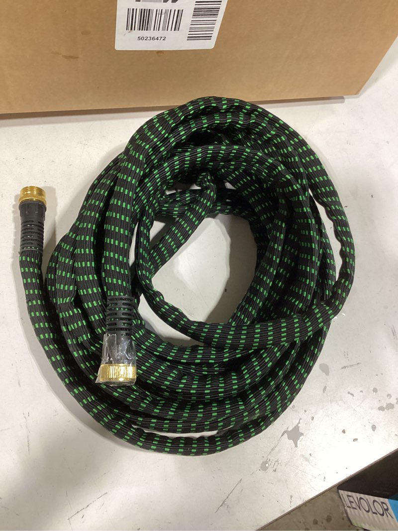 Condition photo showing As Is for  flex-able hose xtreme 1-in x 100-ft kink free woven green hose