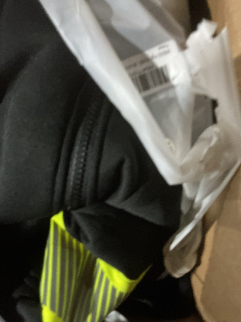 Condition photo showing Good Condition for WISIGO High Visibility Safety Jacket ANSI Class 3 Reflective Zipper Hooded Sweatshirt for Men Work C