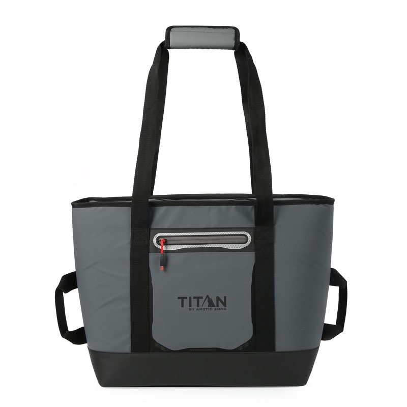 Titan Deep Freeze 30 Can Insulated Tote, Sharkskin Gray