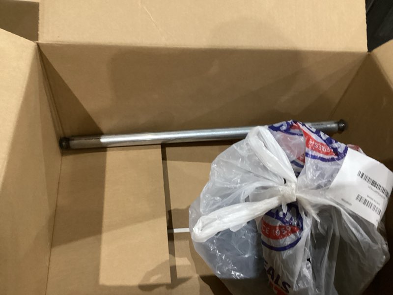 Condition photo showing As Is for Angoily Trash Can Wheels Replacement, Garbage Can Wheels Replacement Set, Hollow Shaft 2 Rubber Wheels Pulley Wheel, Trash Bin Wheels Replacement