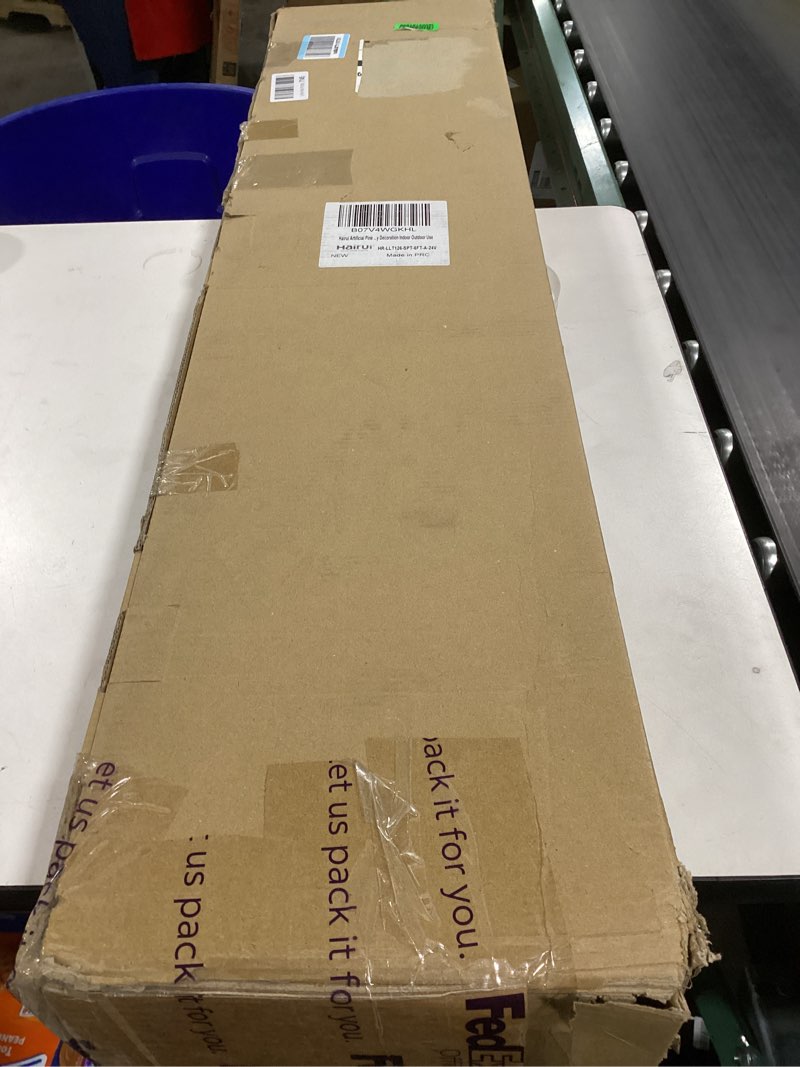 Condition photo showing As Is for Hairui Lighted Christmas Pine Tree 6FT 126 LED for Indoor Outdoor Home Room Fireplace Porch Christmas Decoration 6FT Pine Tree