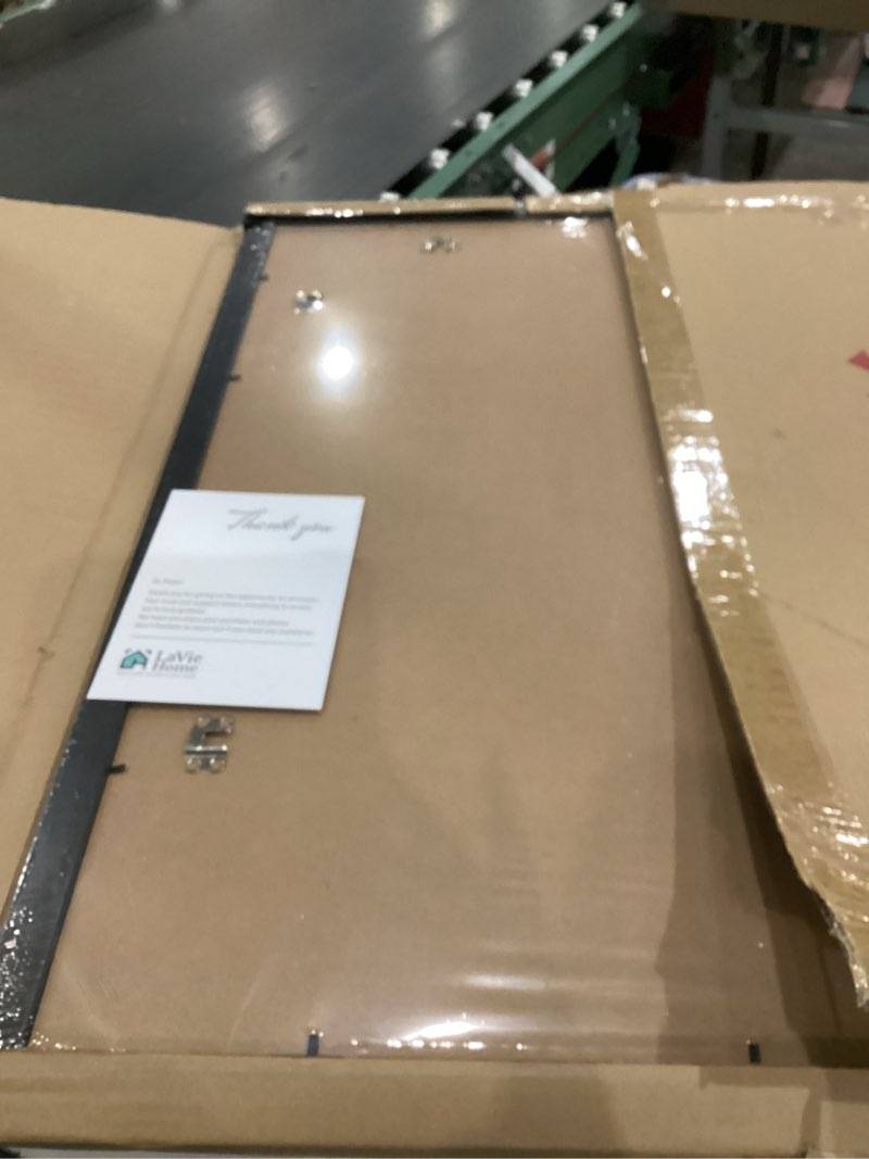 Condition photo showing Good Condition for lavie home 24x30 picture frame black, puzzles frame for wall decoration, classic black minimalist style suitable for decorating houses, offices, hotels, puzzles posters photos or artwork?1 pack? 24x30 black