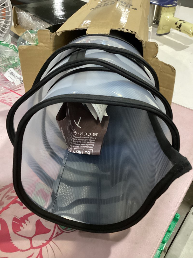 Condition photo showing Good Condition for bonthee dog cone collar for surgery recovery,adjustable transparent pet recovery collar for large medium small dogs & cats, protective elizabethan e-collar for wound healing, anti-lick & bite-xxxl