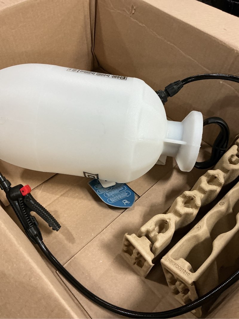 Condition photo showing Good Condition for chapin 20005 pump sprayer, 2?gallon, lawn & garden, translucent poly tank, funnel?top, surespray, adjustable cone nozzle & 34" hose for fertilizer, weed & pest application 2-gallon