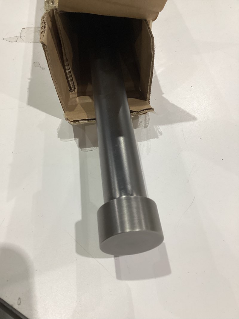 Condition photo showing Good Condition for 1-Inch Diameter Curtain Rod, Adjustable Rod Set with Premium Aluminum Brackets and Finials, Single Heavy-Duty Curtain Rods for Windows (Matte Brushed Grey, 28-48") 28-48" Matte Brushed Grey