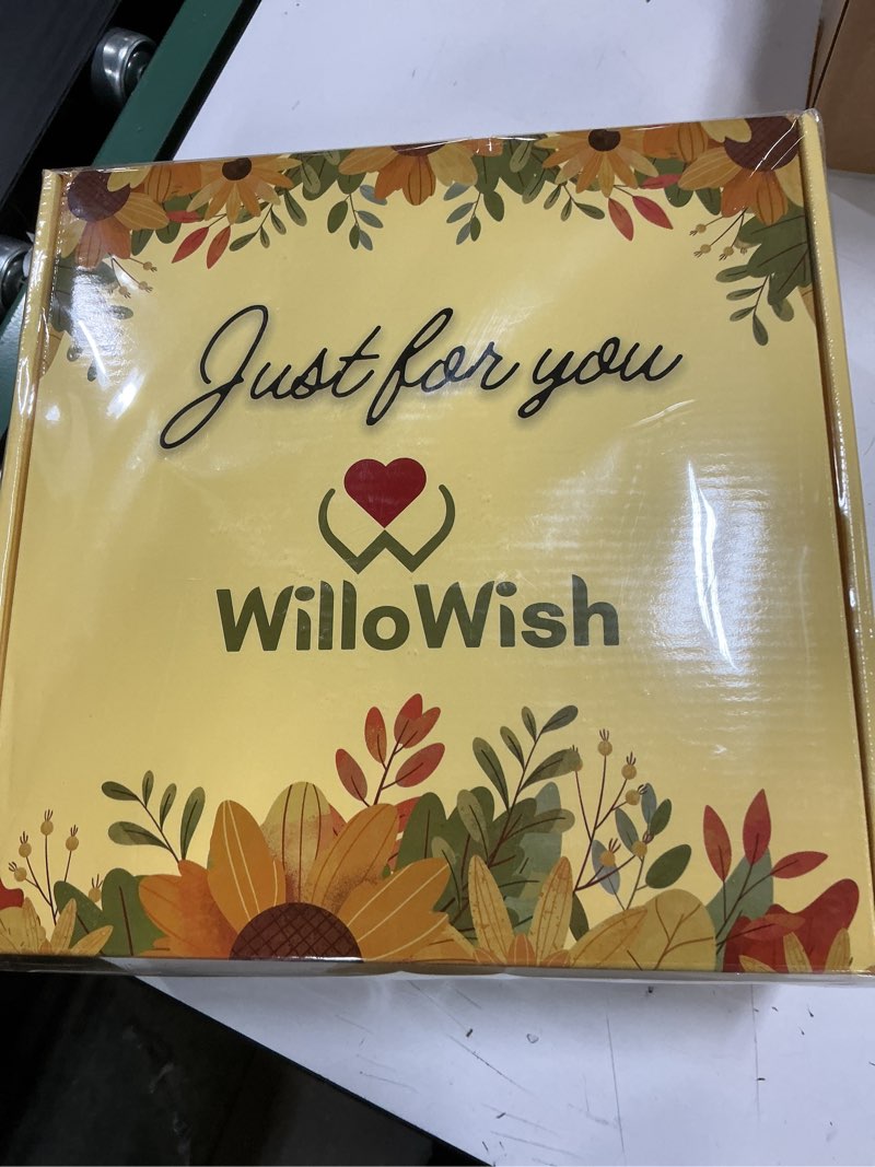 Condition photo showing New/Like New for WilloWish Sending Sunshine Gift Box For Women - 15 PCs Sunshine Gift Baskets For Women - Get Well Soon Gifts Baskets - Spa Self Care Gift - Thinking Of You Gift Basket