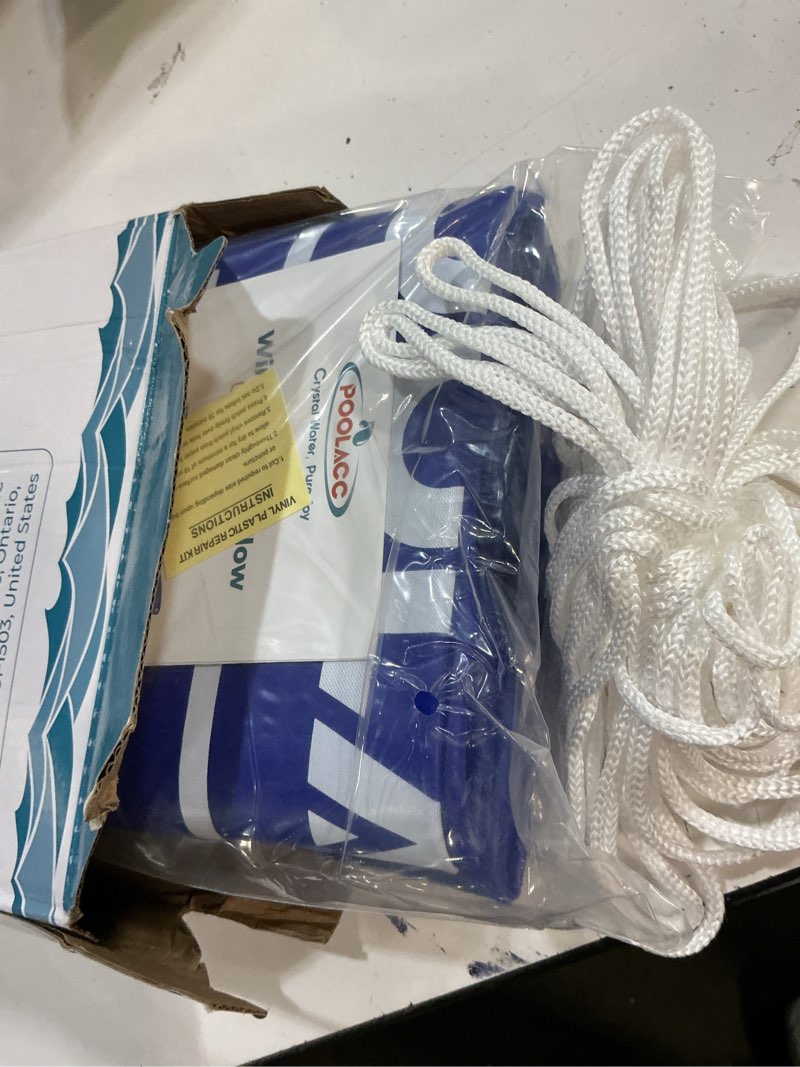 Condition photo showing New/Like New for poolacc pool pillows for above ground pools winterizing, extra durable cold-resistant inflatable pvc air pillow for swimming pool winter protection, winter pool closing kit ice equalizer (4’ x 4’) pillow 4' x 4' (rectangular)