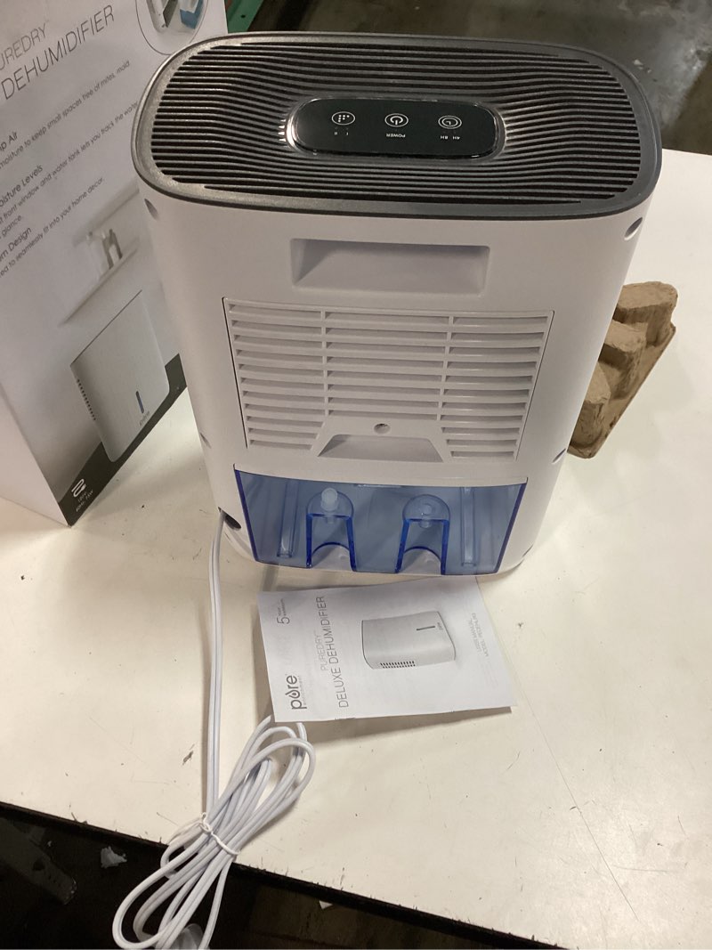 Condition photo showing Good Condition for pure enrichment 2-speed dehumidifier (for rooms 151- 400sq ft) white