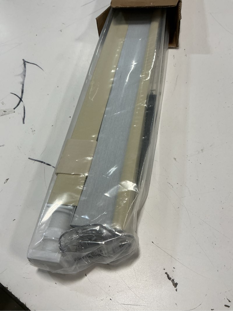 Condition photo showing Good Condition for lazblinds cordless cellular shades, no tools no drill blackout honeycomb shades pleated blinds for windows, 23'' w x 48'' h, soft cream blackout-soft cream 23'' w x 48'' h