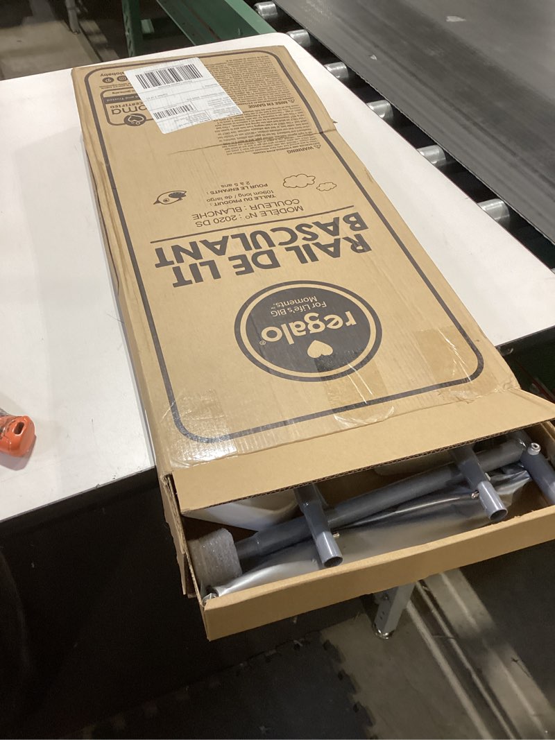 Condition photo showing New/Like New for Regalo Swing Down Bed Rail Guard, with Reinforced Anchor Safety System 43 Inch