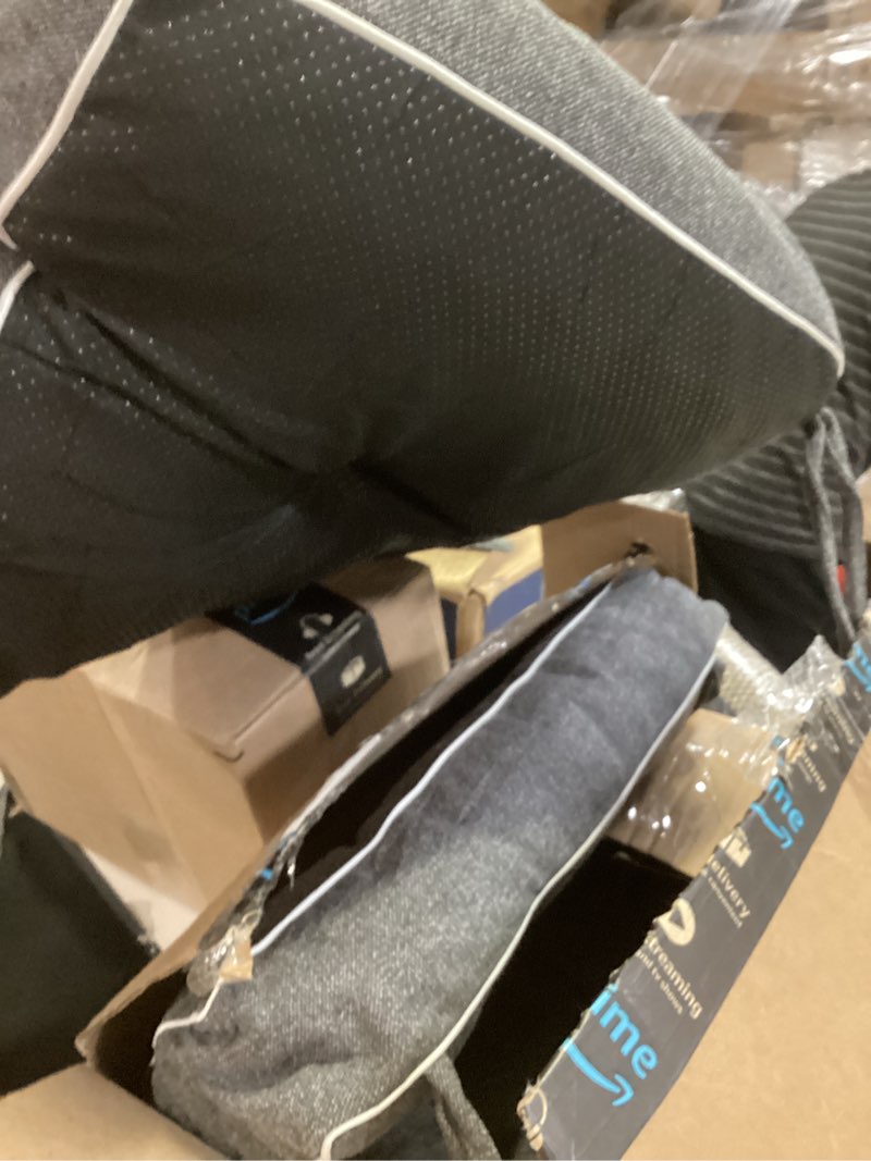 Condition photo showing Good Condition for YZ HOME Rocking Chair Cushion, Set of Thicken Seat & Back Chair Cushions with Memory Foam, Non-Slip Chair Pad with Ties for for Indoor&Outdoor Rocker, Dark Grey, 22x17x5/17x17x5