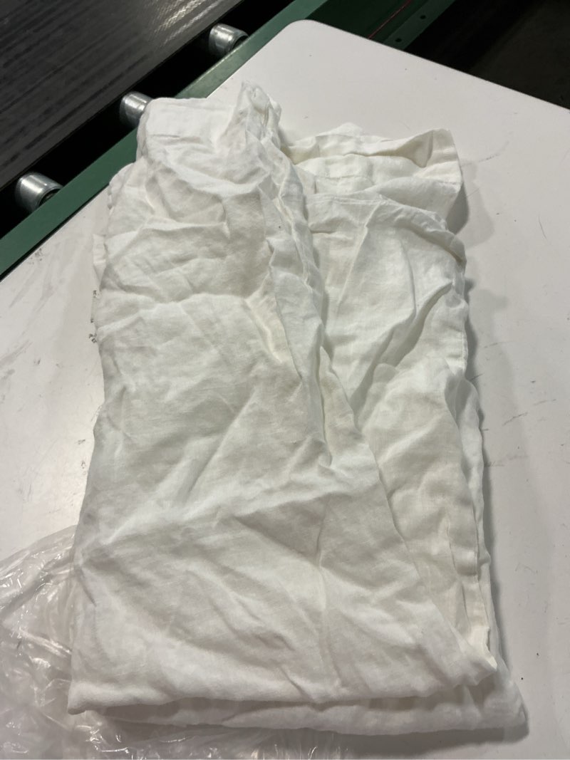 Condition photo showing Good Condition for european linen sham set, king, white