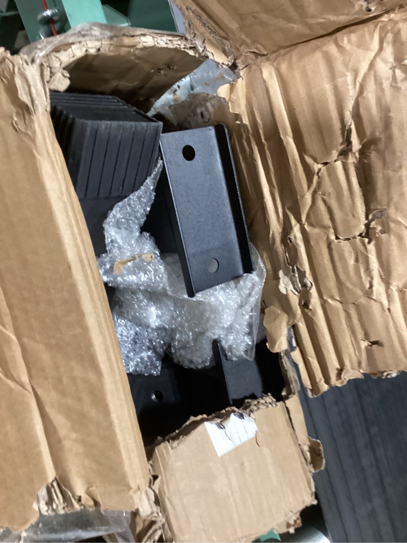 Condition photo showing As Is for CANPA Adjustable Squat Rack Stand Multi-Function Barbell Rack Weight Lifting Gym Dumbbell Racks Home Gym Bench Press Rack Dumbbell Racks Stands 600Lbs Black